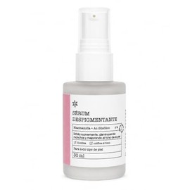 Sérum Facial Despigmentante con Ácido Glicólico 5% y Niacinamida 5%, 30 ml, Ilumina y Unifica el Tono, para Todo Tipo de Piel