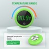 LED Aquarium Thermometer, PAIZOO 5S Refresh Speed Touch Screen Fish