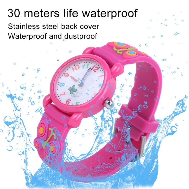 Waterproof Kid Cartoon Watch Cute Exquisite Pattern Children Wrist Watch