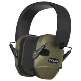 TicEaik NRR 30dB Orejeras contra Ruido, Lightweight Shooting Hunting Range Hearing Protection Muffs Bundle