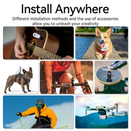 Xilecam Mini Action Camera 1080P with 32GB Card Sports Camera Bag Portable Body Camera Helmet Camera Vlogging Camera Multifunctional Accessories Mini Body Camera Pocket Camera (White)