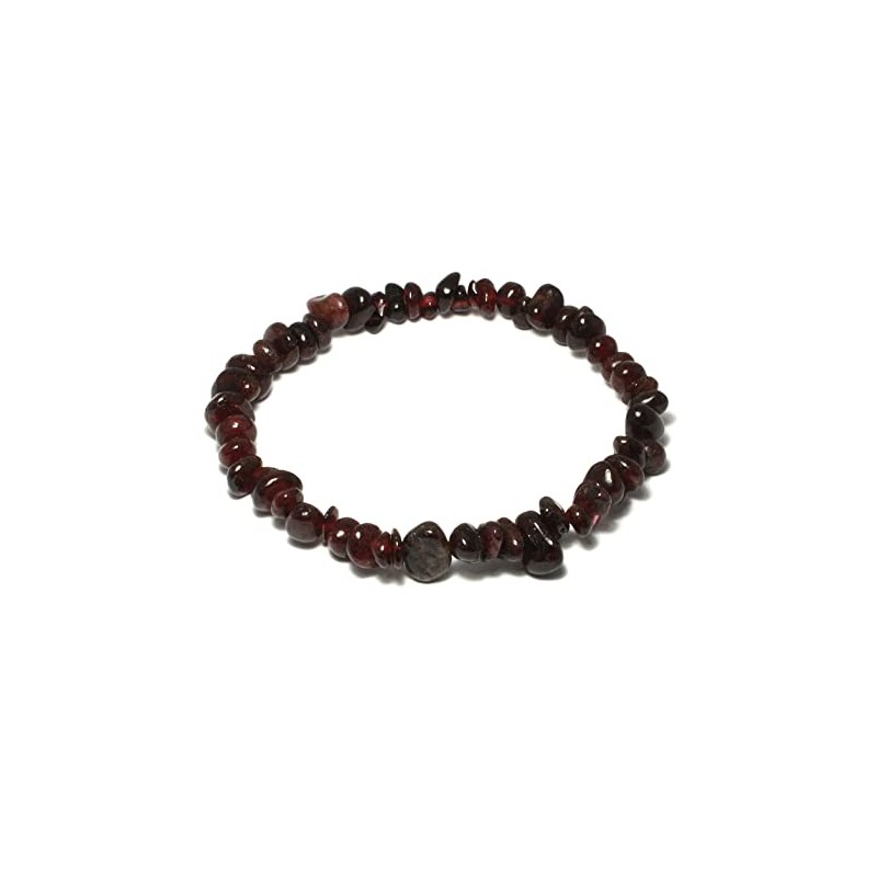 Garnet Gemstone Chip Bracelet
