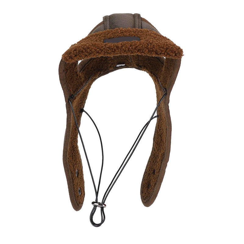 Pet Small and Mediumsized Dog Autumn and Winter Pilot Hat