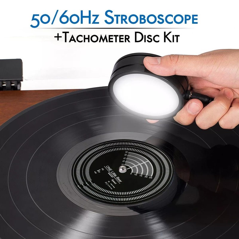 Nobsound 50/60Hz Stroboscopic Speed Strobe Light + Speedometer Disc for