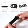 Pack of 100 Strong Seamless Cotton Hair Bobbles for Women,