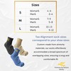 Perlyna Variety Toe Alignment Socks with Toe Separators for Women