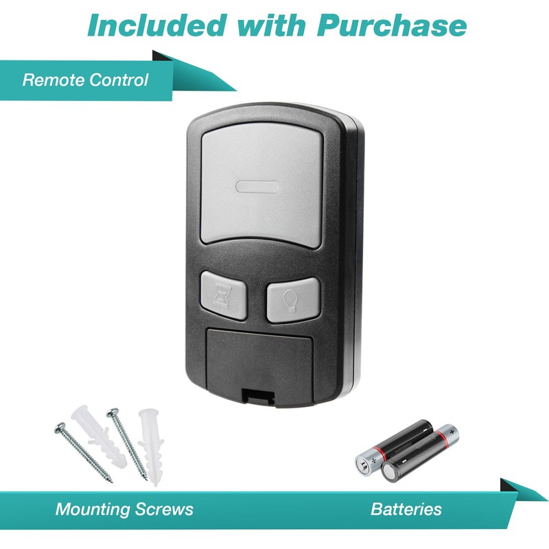 Garage Outlet Garage Door Opener Remote Control Wall Mounted Panel