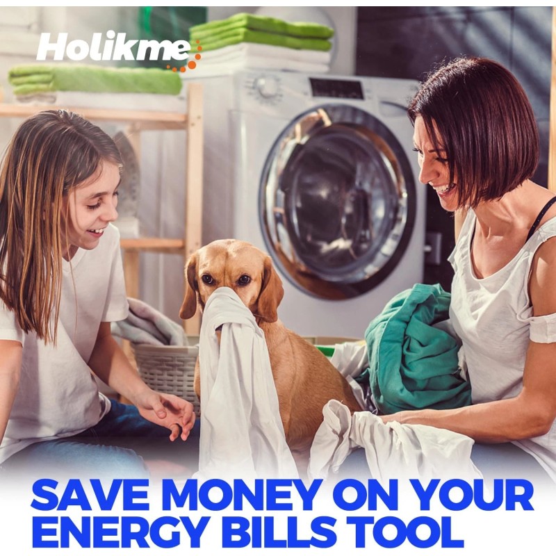 Holikme 35 Feet Dryer Vent Cleaner Kit, Flexible Lint Brush