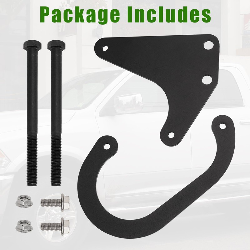 JERBOR Front Driveshaft Loop Protection Kit Fits for Dodge Ram