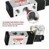 RIH Pneumatics Solenoid Valve 4V310-10 12V/24V/110V Series Single Coil Pilot-Operated