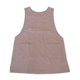 ☆ Department Store Sale [Made in Japan] [Established A Standard] [and Washing Wrinkle Resistant] [ECO-Friendly Material] Best Type Apron (Side Button Type) 50714