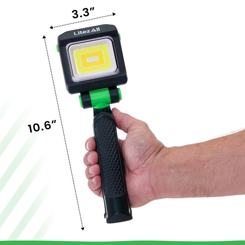 LitezAll 2000 Lumen Rechargeable Work Light with Stand – Tripod