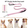 Fidohug 6ft Dog Leash with Two Padded Handles, Heavy Duty