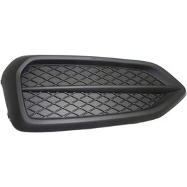 For Honda Civic Fog Light Cover 2014 2015 Driver and Passenger Side Pair/Set | Garnish | Coupe | Black | HO1038122 + HO1039122 | 71107TS8A51 + 71106TS8A51