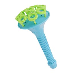 ANCLLO Adult Bubble Blower, Trumpet Shaped Bubble Maker Round Tray Bubble Maker, Reusable Bubble Maker, For Parties, Outdoors, Surprises