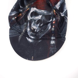 Weimostar Polyester Men's Cycling Cap MTB Breathable Sun Proof Helmet Liner Cycle Hat Pirate Skull