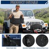 Winch Cover With Buckle, 900D Heavy Duty Winch Cover