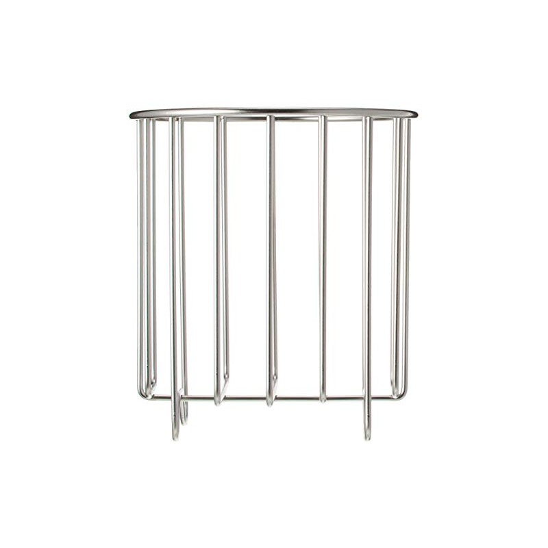 Outline Large Wood Workshop Waste Sink Basket, Stainless Steel, Made