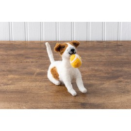 Primitives by Kathy Fuzzy Playful Dog Critter with Ball