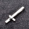 Asienice Black Cross Tie Clip For Men Copper Simple Tie