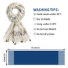 QIUTIMIY Scarf for Women Lightweight Soft Floral Printed Scarves Fall