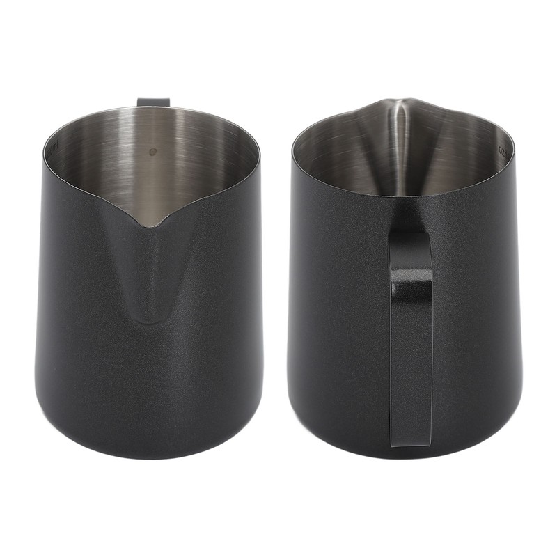 Pull Flower Cup Stainless Steel Art Froth Cup Pointed Mouth