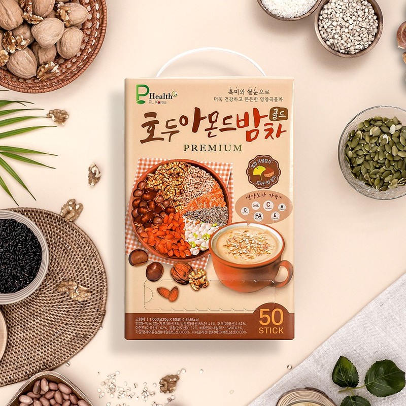 {PL healthy} 호두아몬드밤차 골드 {PL healthy} Walnut Almond Chestnut Tea