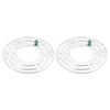 PATIKIL 4" Light Fixture Mounting Bracket, 2 Pack Light Crossbar