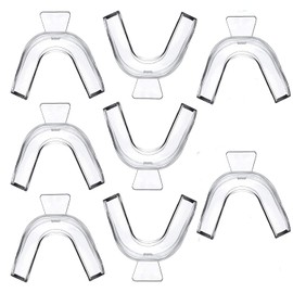 8 Pieces Teeth Whitening Mouth Trays Thermoplastic Teeth Trays Thermoforming Teeth Guards Mould Dental Oral Care Kit for Teeth Whitening Teeth Bleaching Teeth Grinding Teeth Protecting
