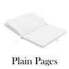 Savvy Bee Blanco Basic A5 Unlined Plain Page Notebook New