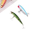 VOANZO 101pcs Fishing Lures Kit Fish Baits Kit Set with