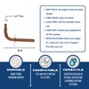 XFITTING 1/2 in Pex Stub Out Elbow with Flange, 3-1/2