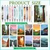 24 Sets National Park Mini Notebook Ballpoint Pen Gifts Pocket