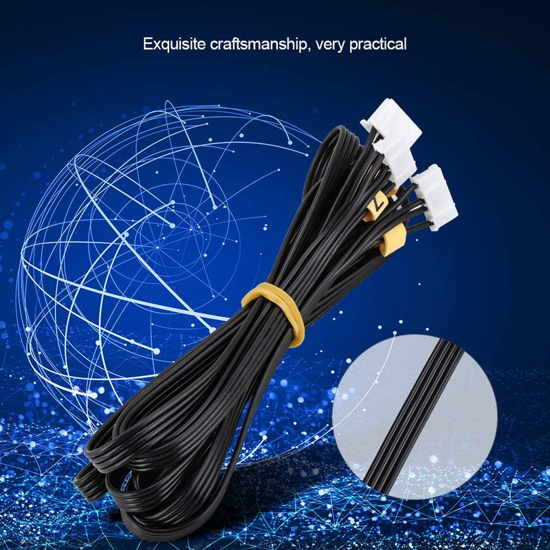 VBESTLIFE 3D Printer Stepper Motor Cable, 1.5M Double Z Axis