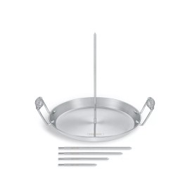 CONCORD Stainless Steel Vertical Al Pastor Skewer with Plate