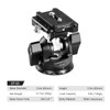SUNWAYFOTO DT-03 Tilt Head for Monopod and Tripod 33lbs Load
