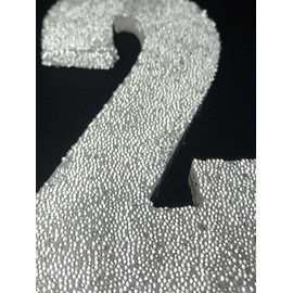 Reflective Glass Beads (50 LB Bag) for Traffic Paint, Road Marking, Curb Paint, Pavement Striping, Parking Lots, Crosswalks, Driveways, Airports, Traffic Signs, Painting, Arts & Crafts (50 Lb Bag)