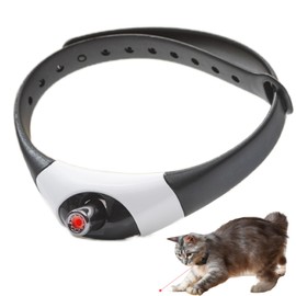 MZINGALL Automatic Cat Toys Laser Collar with Red Light, Interactive Cat Toys for Bored Indoor Cats, Rechargeable Electric Laser Pointer Cat Toy Wearable Collar for Kitten
