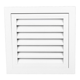 Gable Vent 35x35cm Outer Size 29.5x29.5cm Inner Size Wall Air Vent Cover Aluminum Alloy with Screen