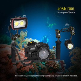 Sea frogs IPX8 Waterproof Camera LED Photo Video Fill Light Lamp 40 m Underwater Diving Photography Lighting 3500 lm
