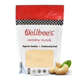 Wellbee's Cashew Flour - Gluten Free Nut Flour - Finely Ground Powder For Baking - Non GMO - No Additives - SCD Approved (1 LB.)
