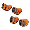 4pcs Dog Boots Soft Rubber Waterproof Pet Dog Paw Protector