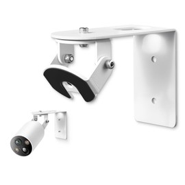 BPOPO Anti-Theft Wall Mount Compatible with Tapo MagCam (C425), 360° Adjustable Metal Security Camera Mount - Weatherproof, Anti-Fall, Easy Mount, White