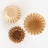 Velloray 100 Count Unbleached Coffee Filters, 4-5 Cup Natural Basket