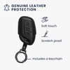 kwmobile Leather Key Cover Compatible with MG 3-Button ZS MG4