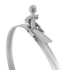 6" Inch Ducting Clamp - 10 Pieces of Adjustable Galvanized