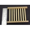 2-Pack Bamboo Soap Tray Set - Self-Draining Wooden Soap Holder