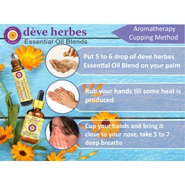 Deve Herbes REPRESSED ANXIETY RELIEF - Aromatherapy Essential Oil Blend of Bergamot, Melissa, Neroli, Rose, Sandalwood, Vetiver & Cedarwood Essential Oils 10ml (0.33oz)