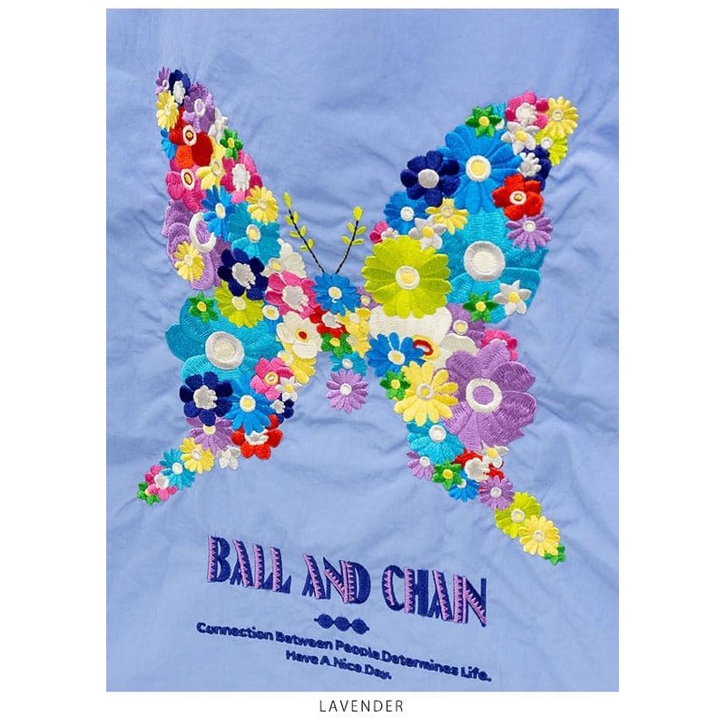Ball & Chain 301115 (L, BUTTERFLY/LAVENDER) Genuine Large Size BUTTERFLY