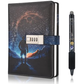 Diary for Boys Ages 8-12, Space Diary with Lock Journal for Teen Boys 10-18, Birthday Gifts for Boy Adventure Travel Journal with Pen, Kids Notebook Back to School Toy Gifts for 11 12 13 14 15 16 Teenages